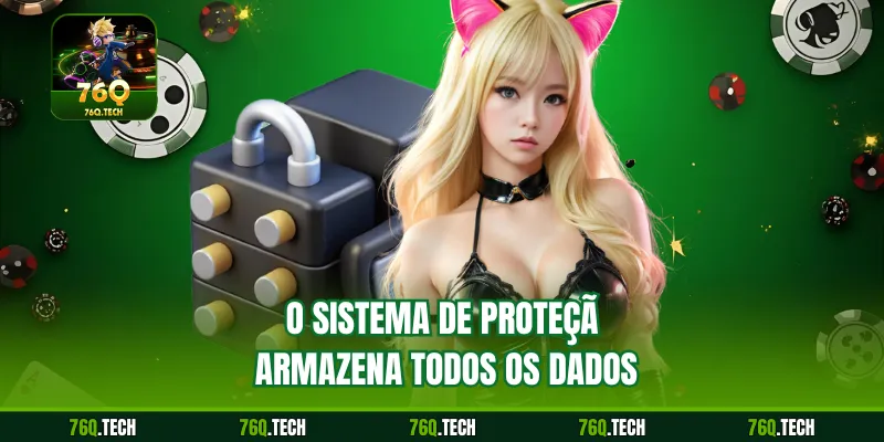 O sistema de proteção armazena todos os dados