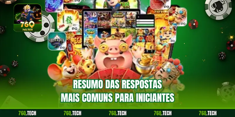 Resumo das respostas mais comuns para iniciantes